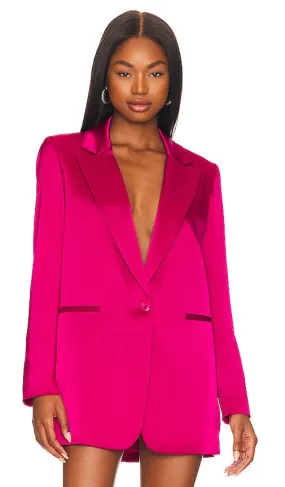 Alice   Olivia Denny Notch Blazer in Pink