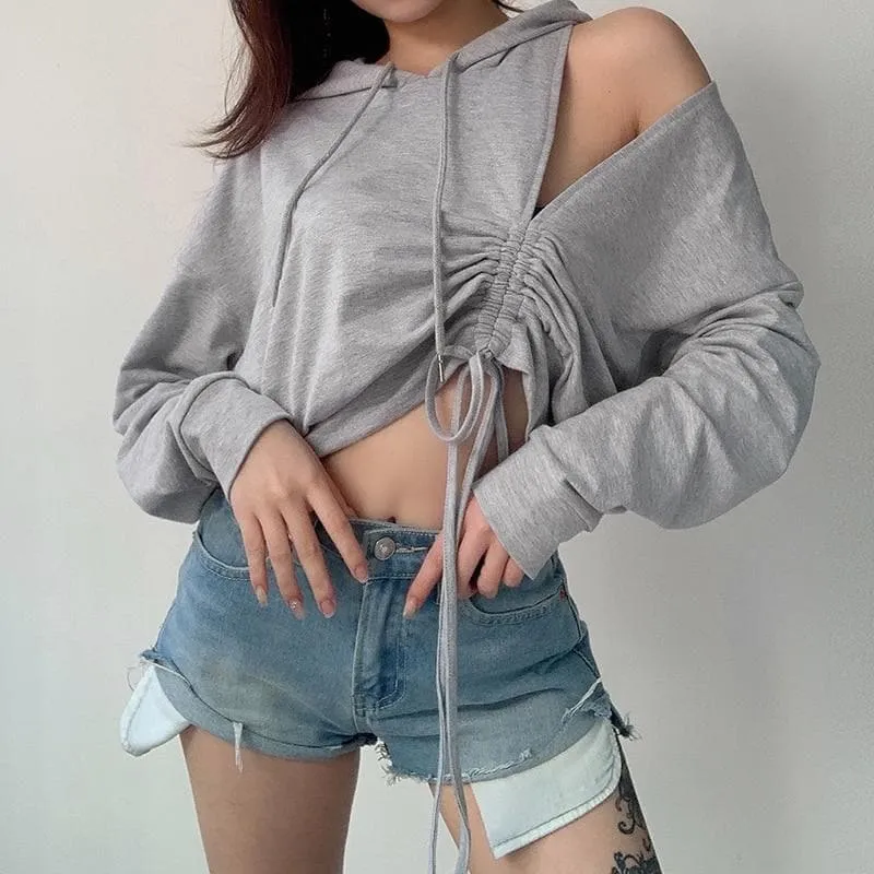 Asymmetric Kawaii Hoodie