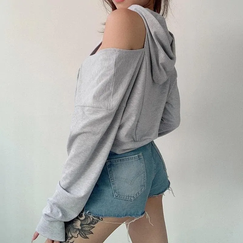 Asymmetric Kawaii Hoodie