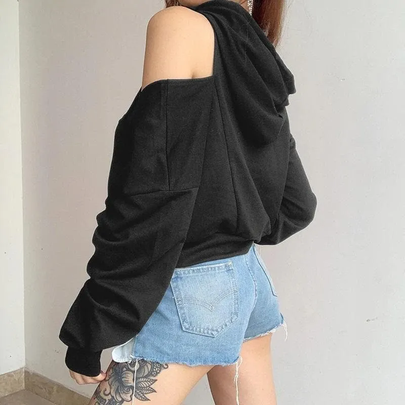 Asymmetric Kawaii Hoodie