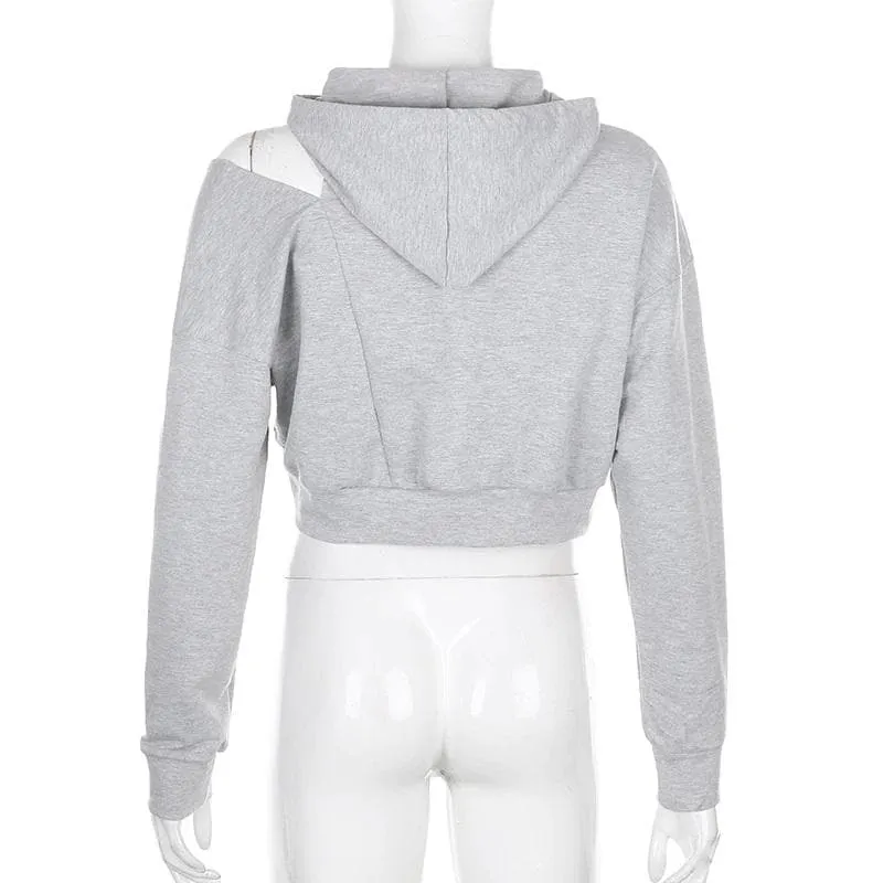 Asymmetric Kawaii Hoodie