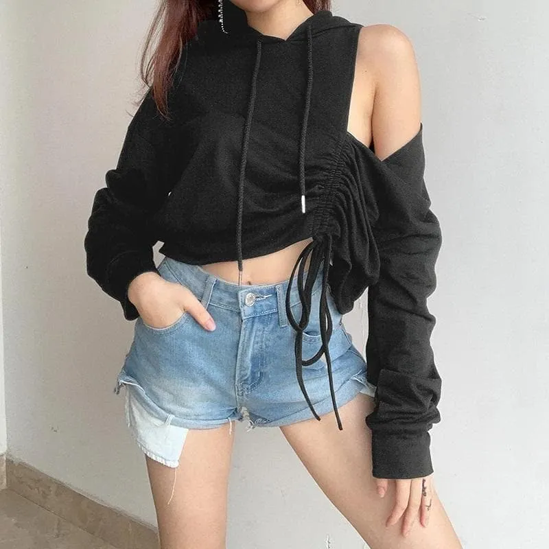 Asymmetric Kawaii Hoodie