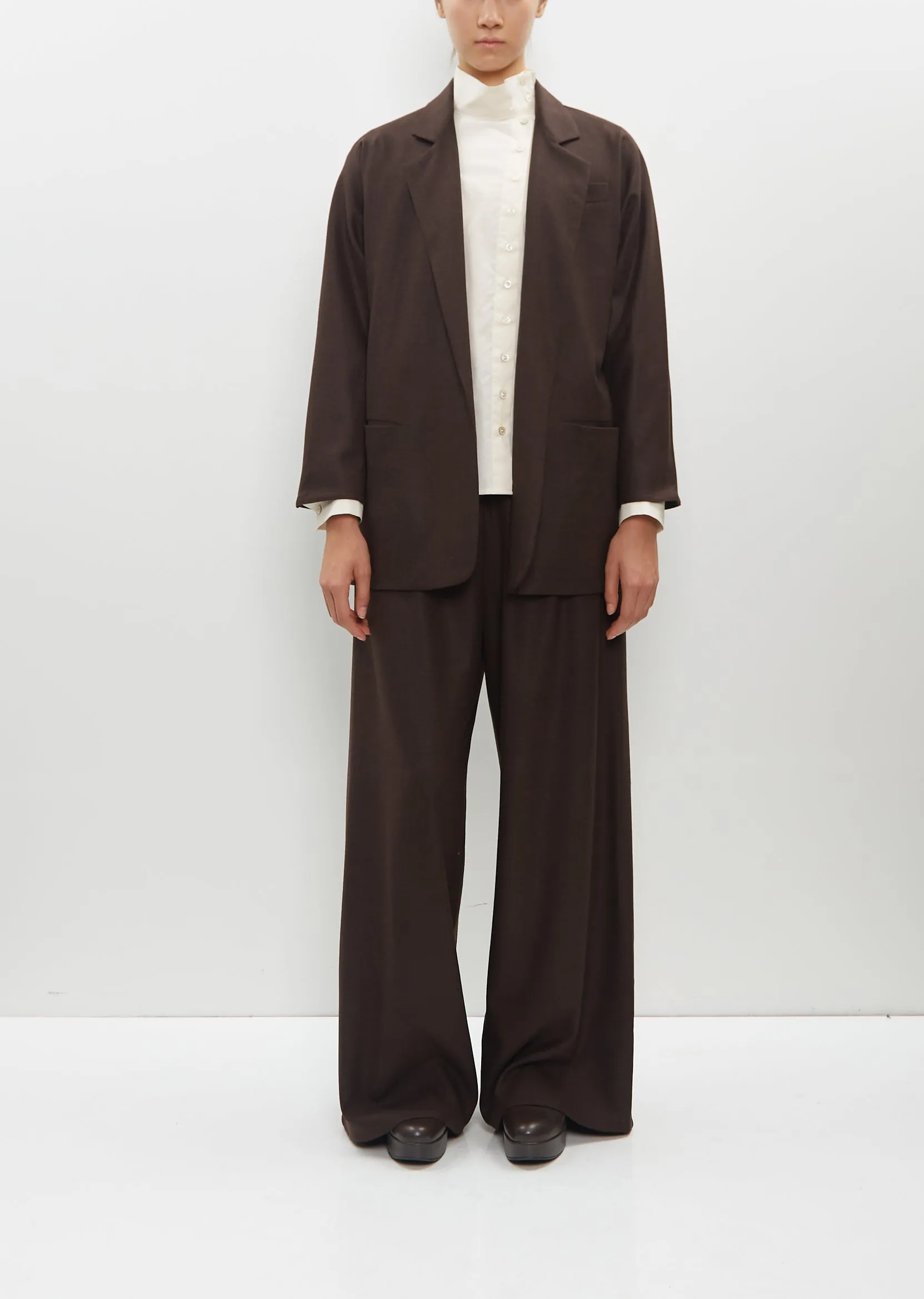 Batwinged Blazer — Brown