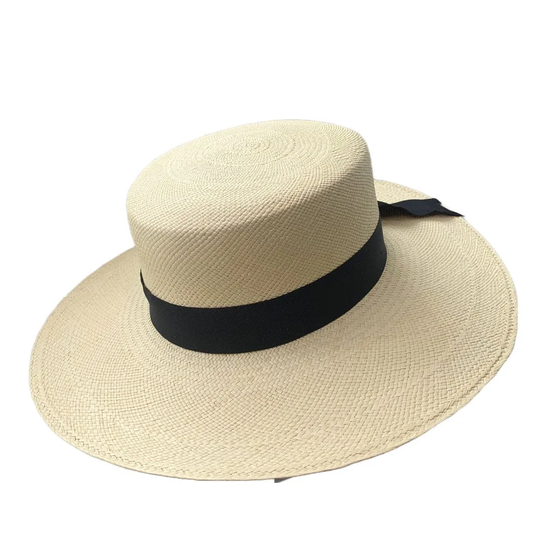 Boutique Imports Ladies Boater Panama