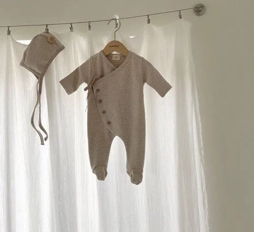 Cozy Romper with Bonnet