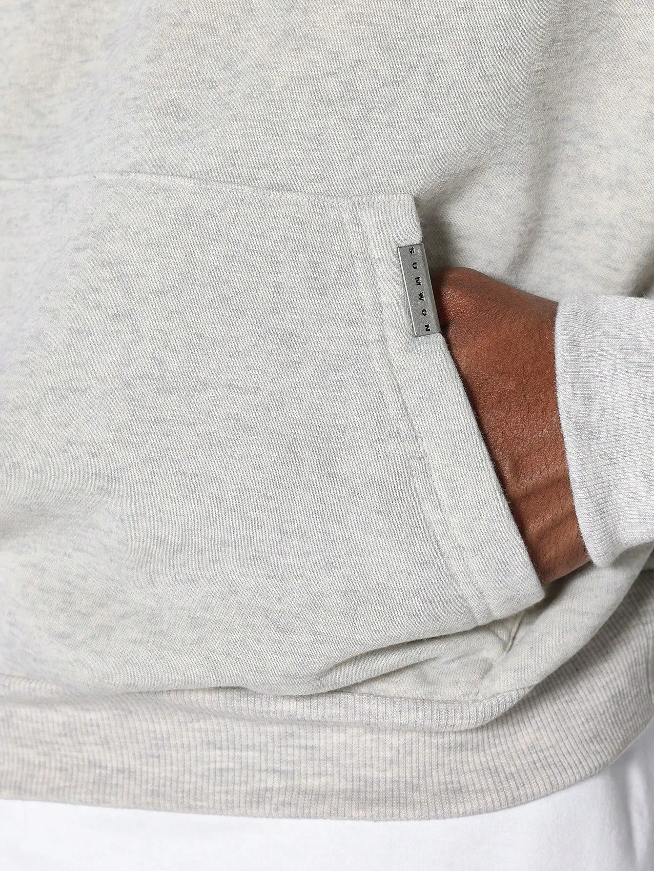 Crop Fit Overhead Essential Hoodie