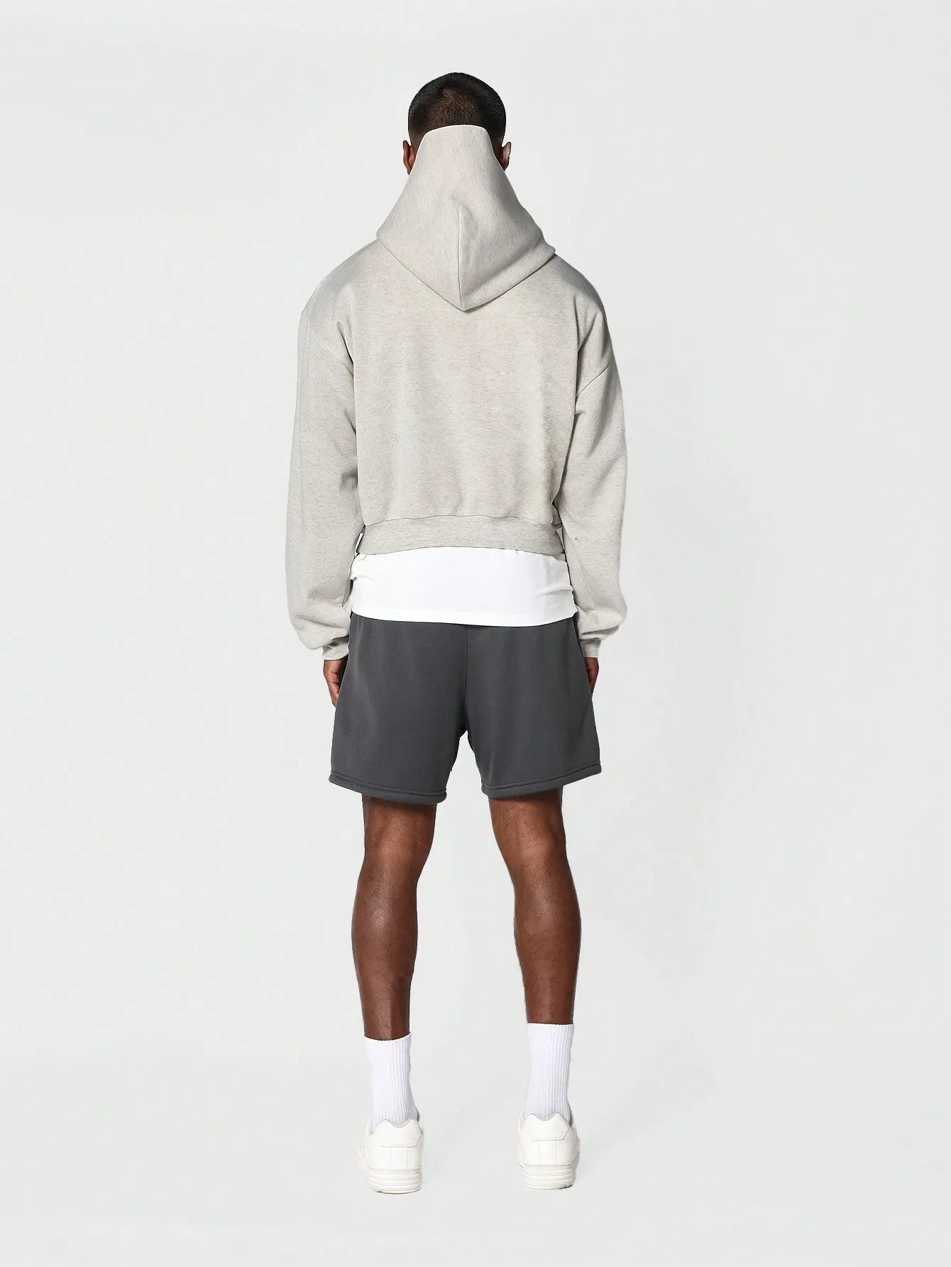 Crop Fit Overhead Essential Hoodie