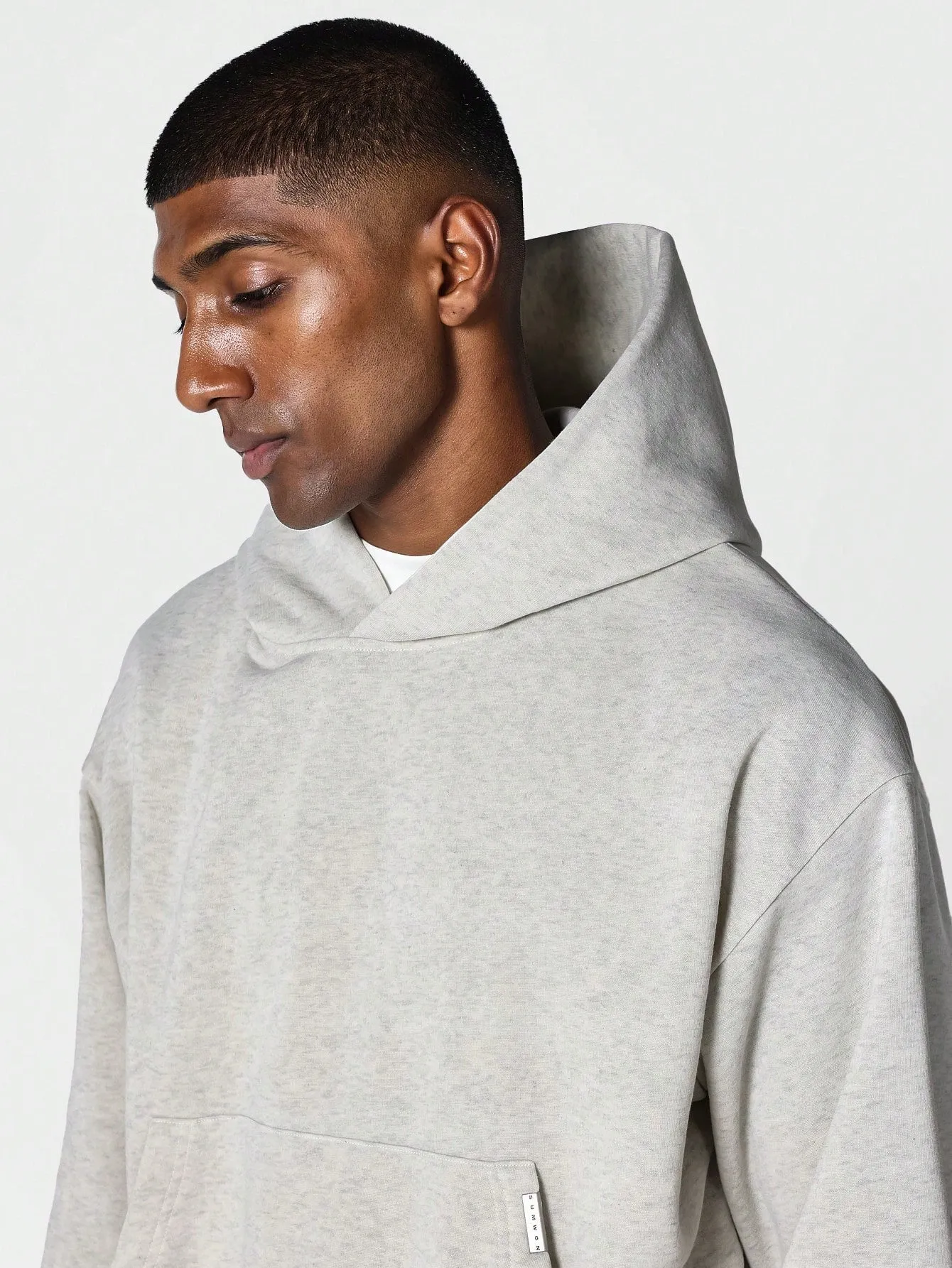 Crop Fit Overhead Essential Hoodie