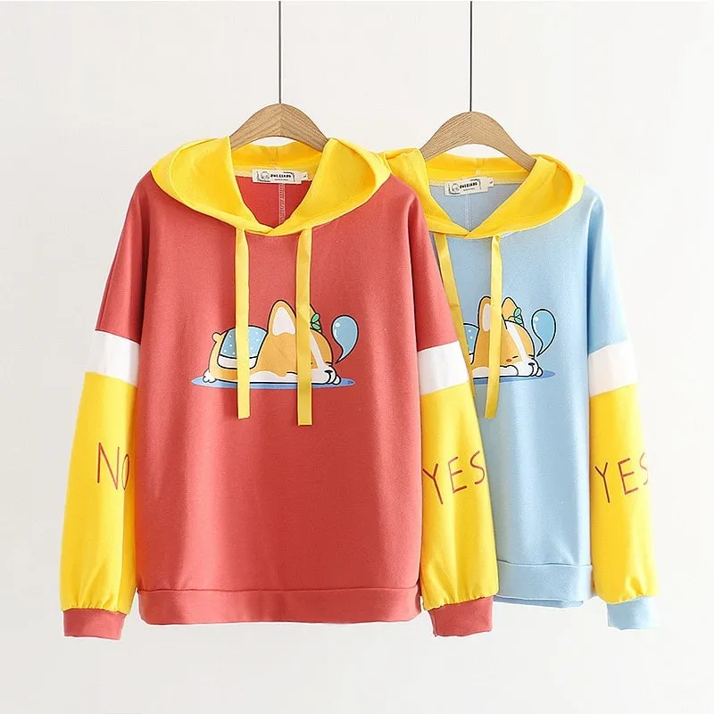 Cute Corgi Dog Hoodie