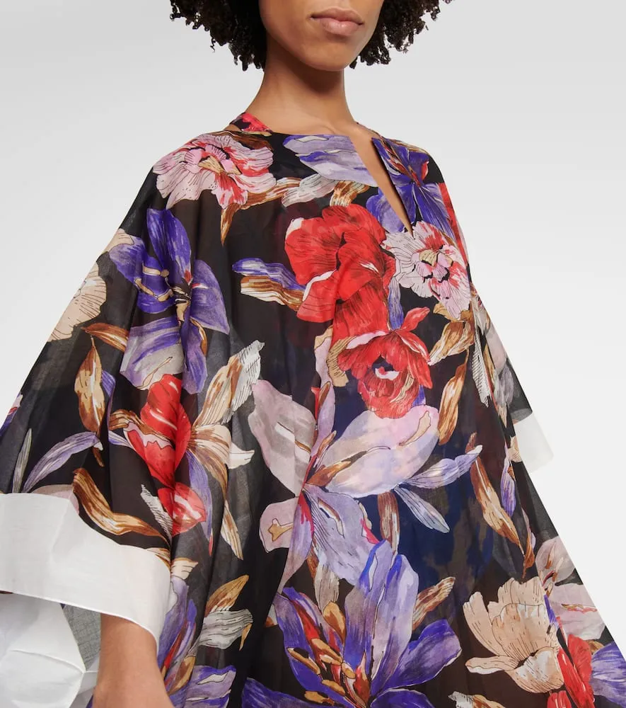 Dries Van Noten Printed cotton beach dress