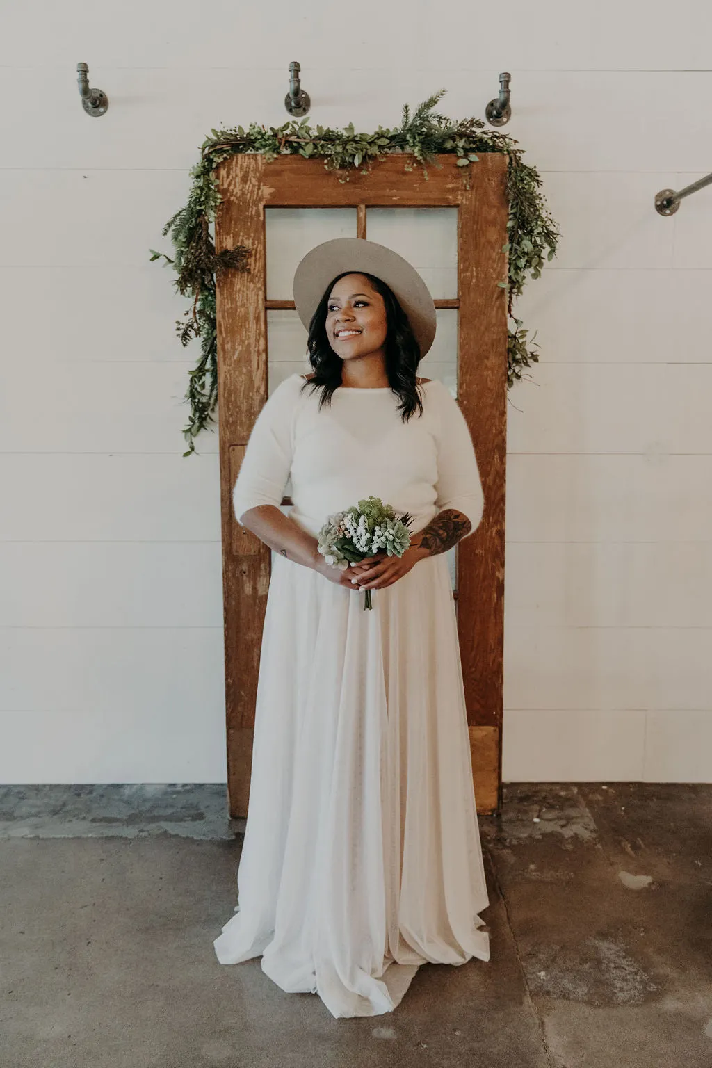 Gigi Pip Dahlia Boater hat