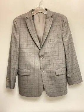 Hart Schaffner Marx Size 16 Gray Plaid Lane Wool Big Boys Blazers