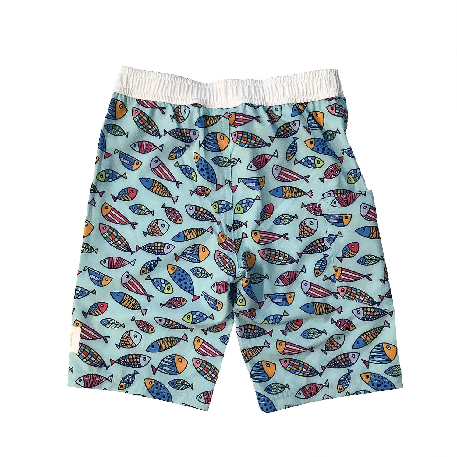 Kids Long Boardies: Hooray for Fish!