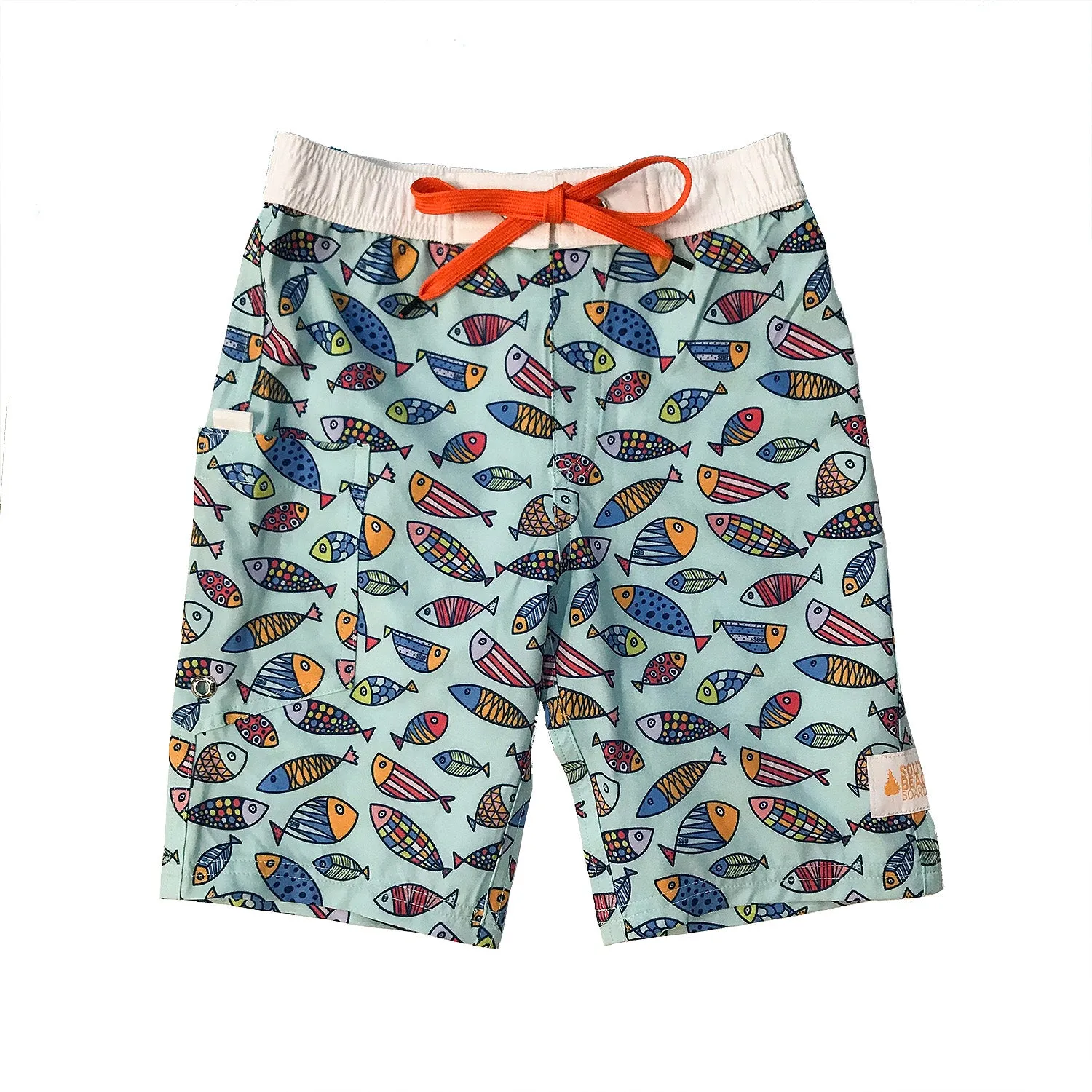 Kids Long Boardies: Hooray for Fish!