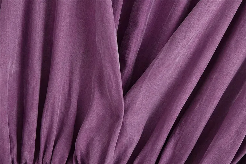 PLEATED COZY MINI DRESS