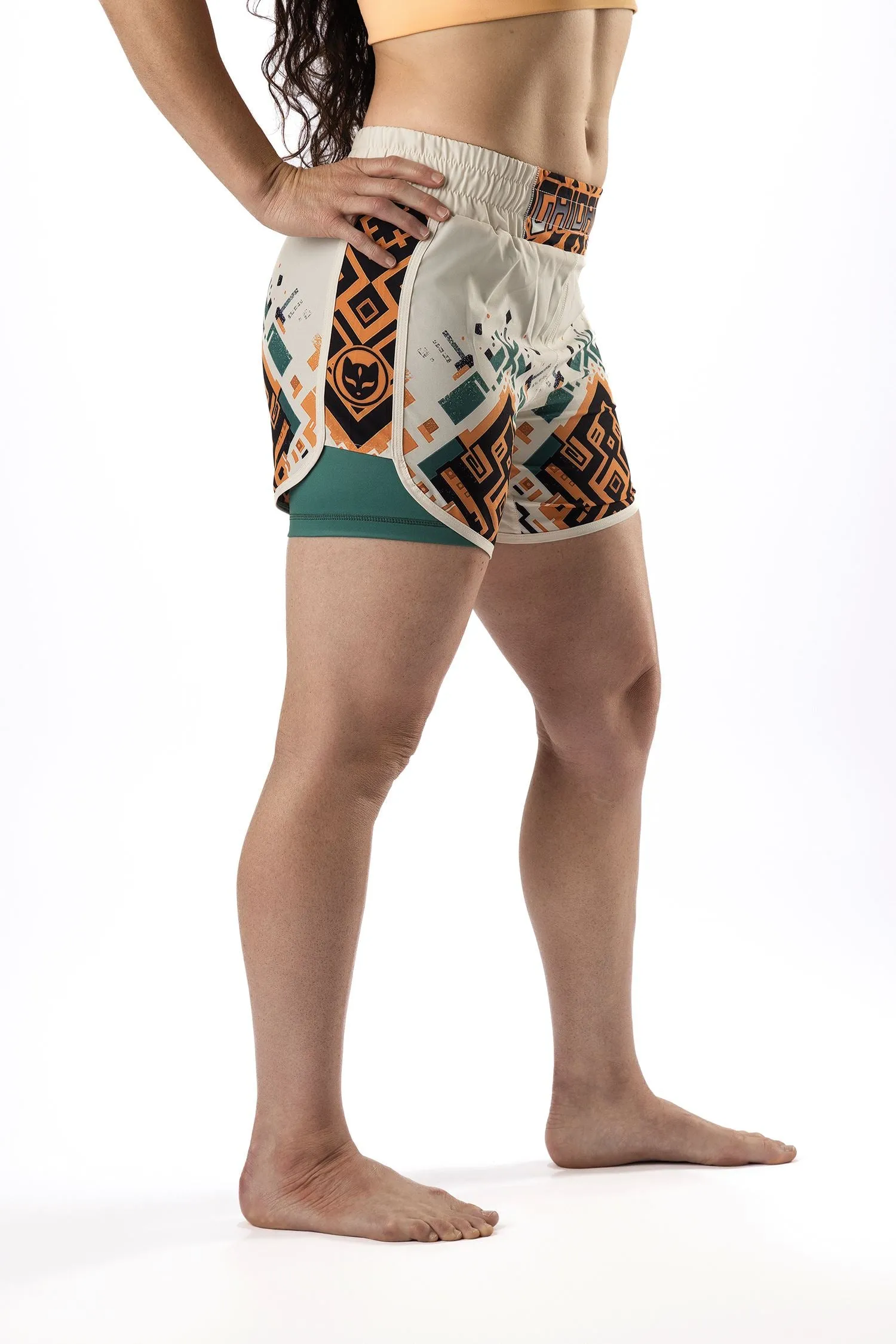 Women's Desert Relic Art Wear Grappling Board Shorts